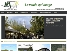 Tablet Screenshot of montoulieu.fr